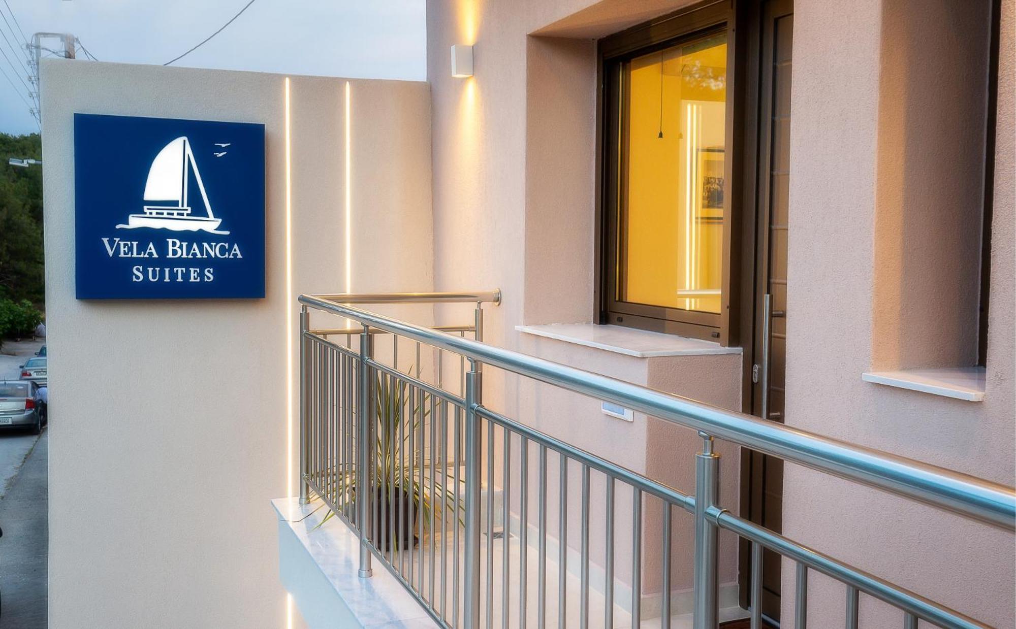 Vela Bianca Suites Limenaria  Bagian luar foto