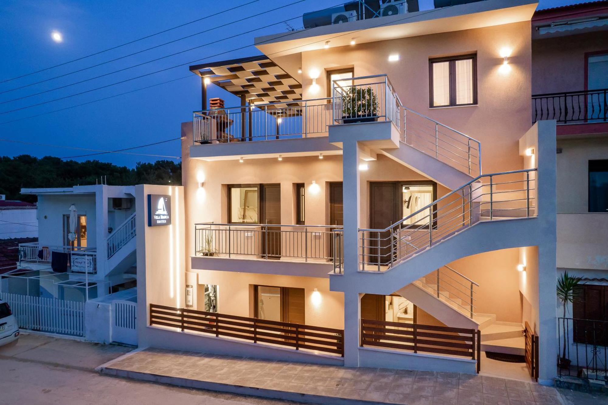 Vela Bianca Suites Limenaria  Bagian luar foto