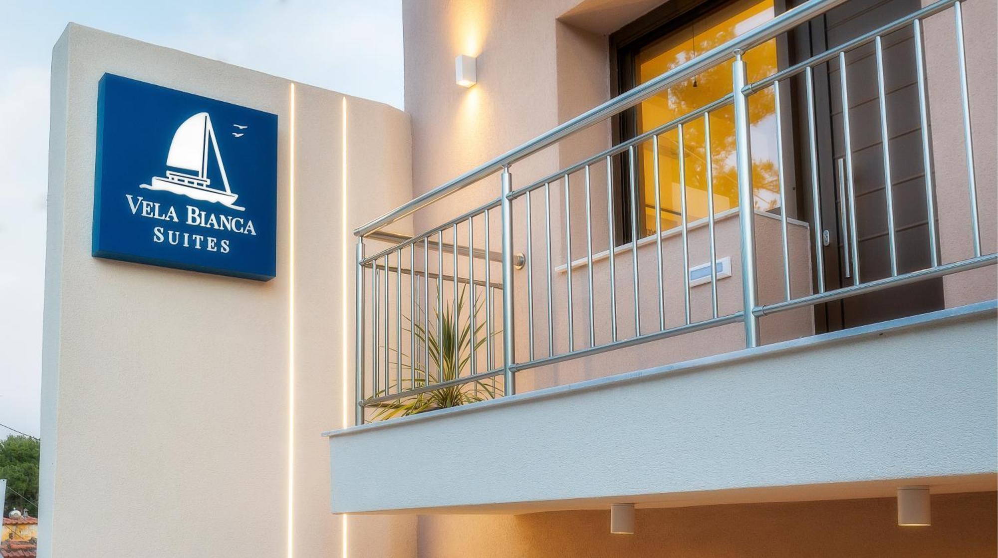 Vela Bianca Suites Limenaria  Bagian luar foto