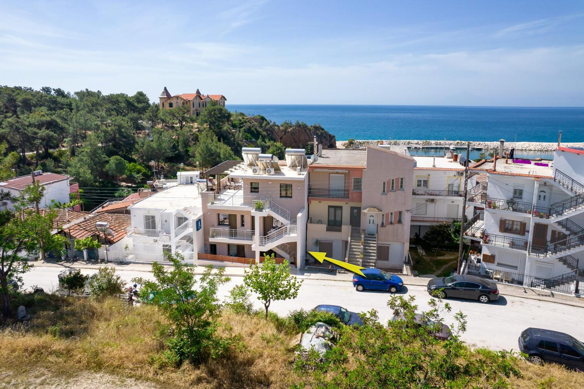 Vela Bianca Suites Limenaria  Bagian luar foto