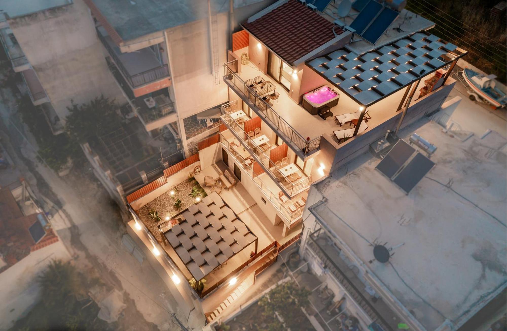 Vela Bianca Suites Limenaria  Bagian luar foto