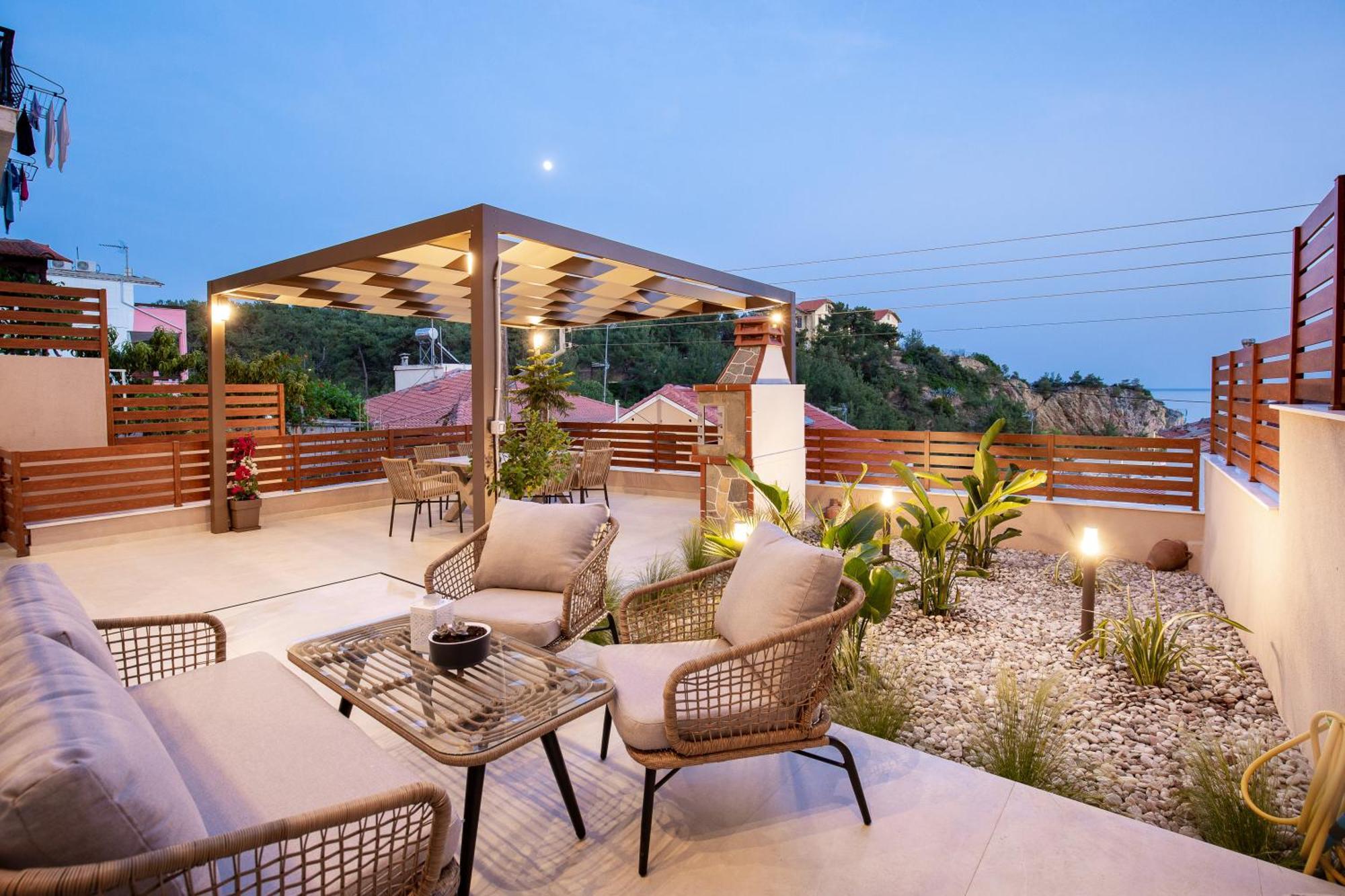 Vela Bianca Suites Limenaria  Bagian luar foto
