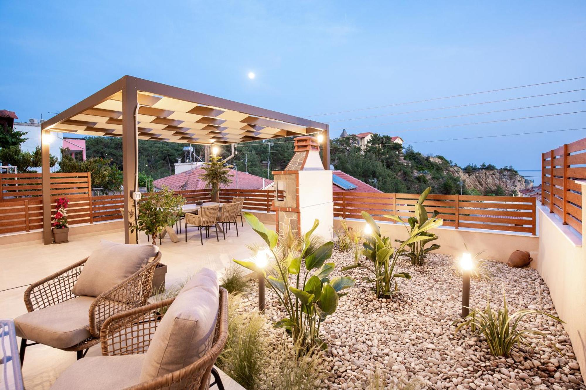 Vela Bianca Suites Limenaria  Bagian luar foto