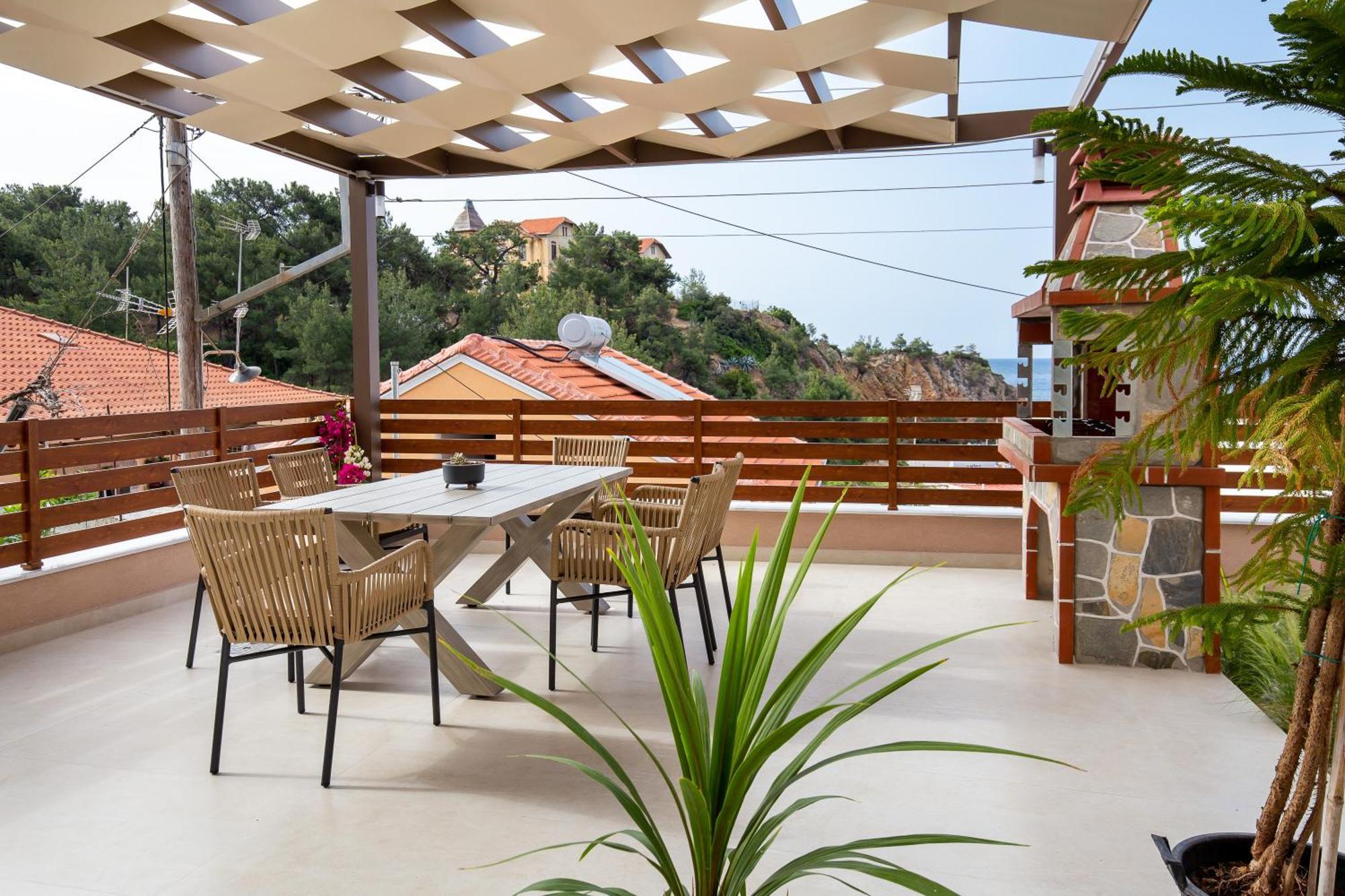 Vela Bianca Suites Limenaria  Bagian luar foto