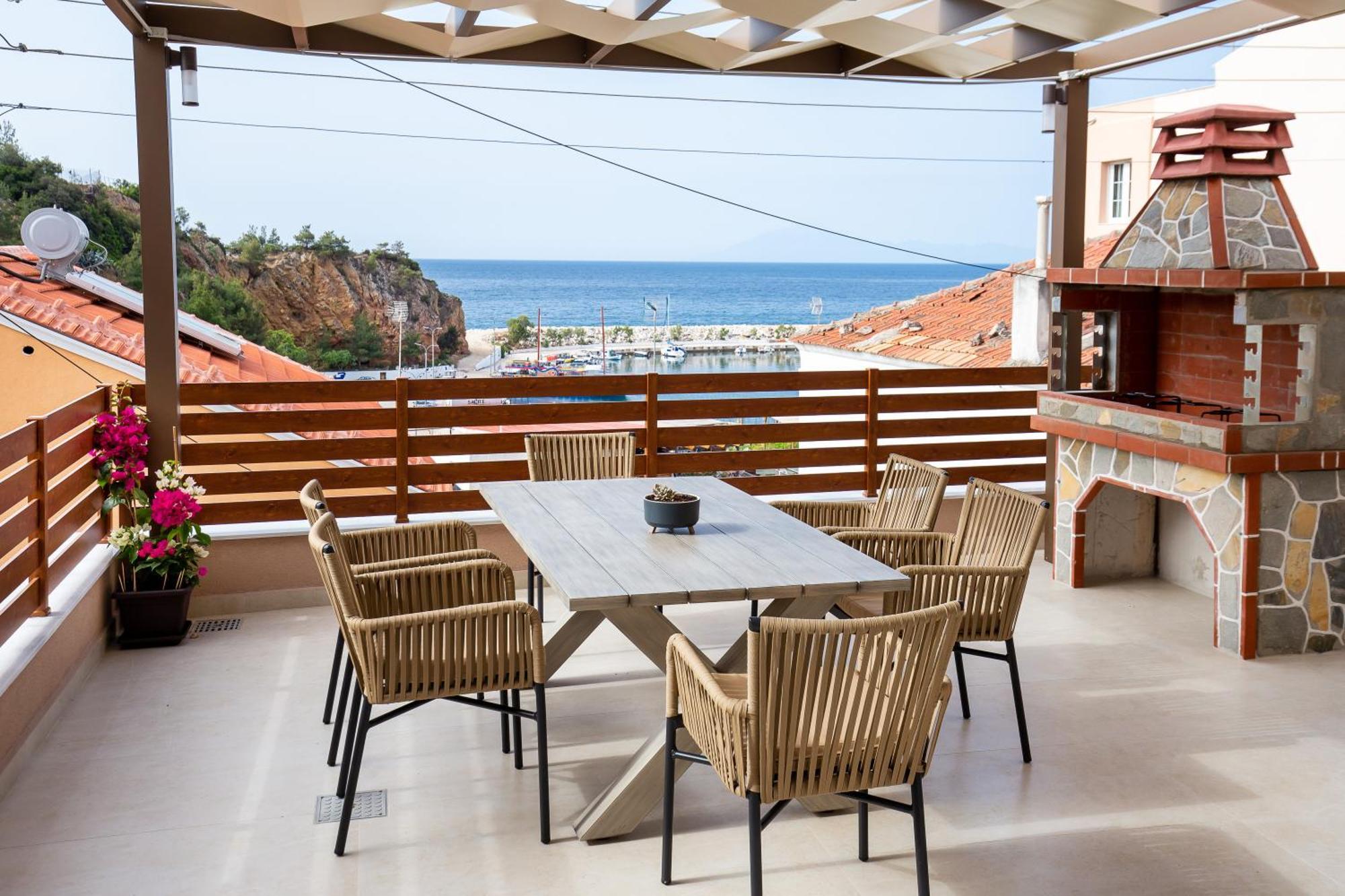 Vela Bianca Suites Limenaria  Bagian luar foto