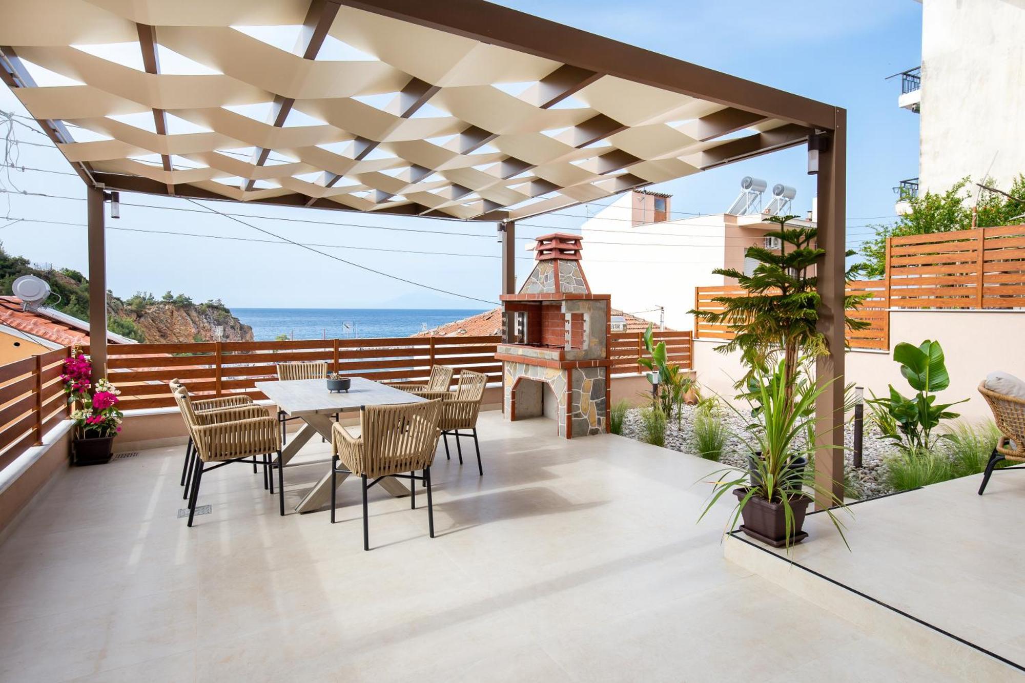 Vela Bianca Suites Limenaria  Bagian luar foto