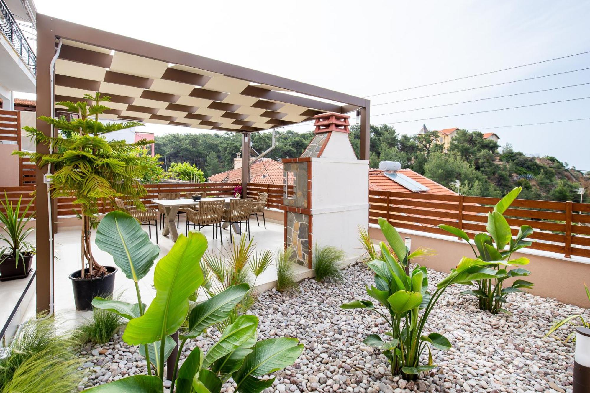 Vela Bianca Suites Limenaria  Bagian luar foto