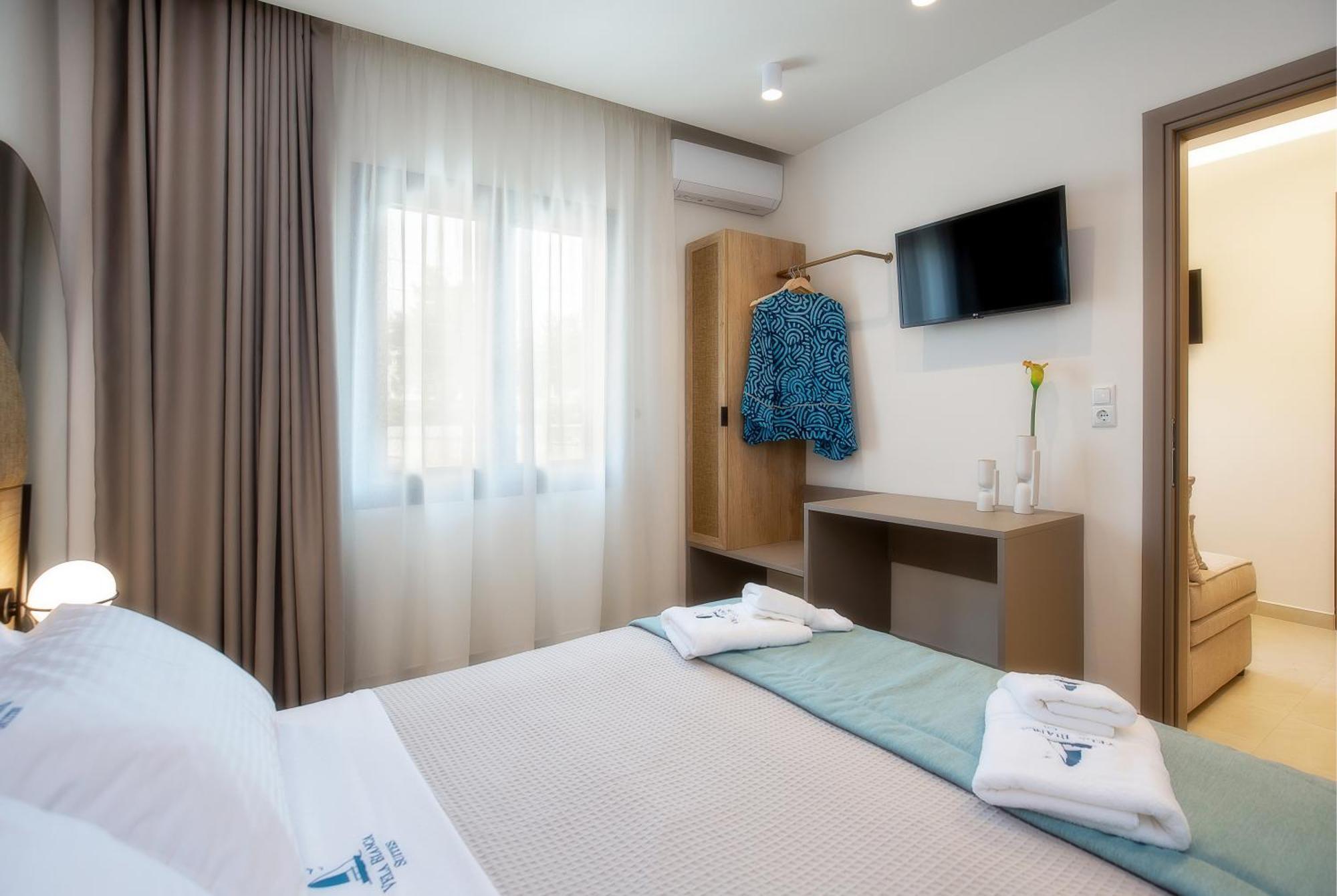 Vela Bianca Suites Limenaria  Bagian luar foto