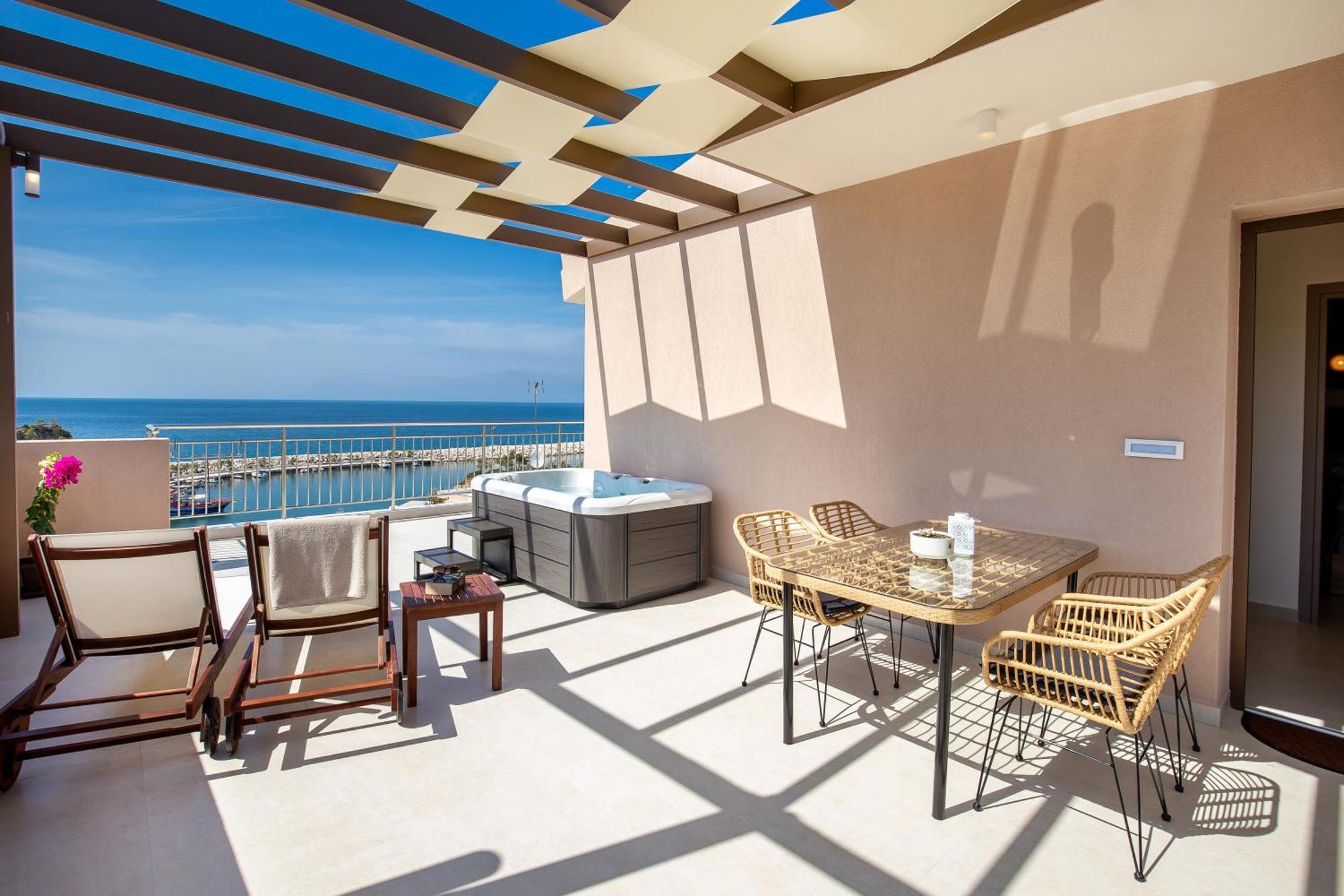 Vela Bianca Suites Limenaria  Bagian luar foto