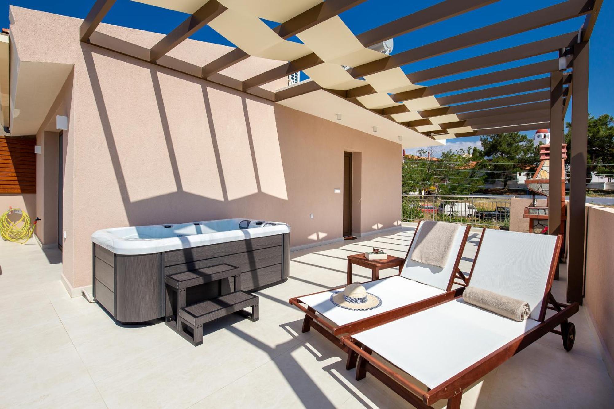 Vela Bianca Suites Limenaria  Bagian luar foto