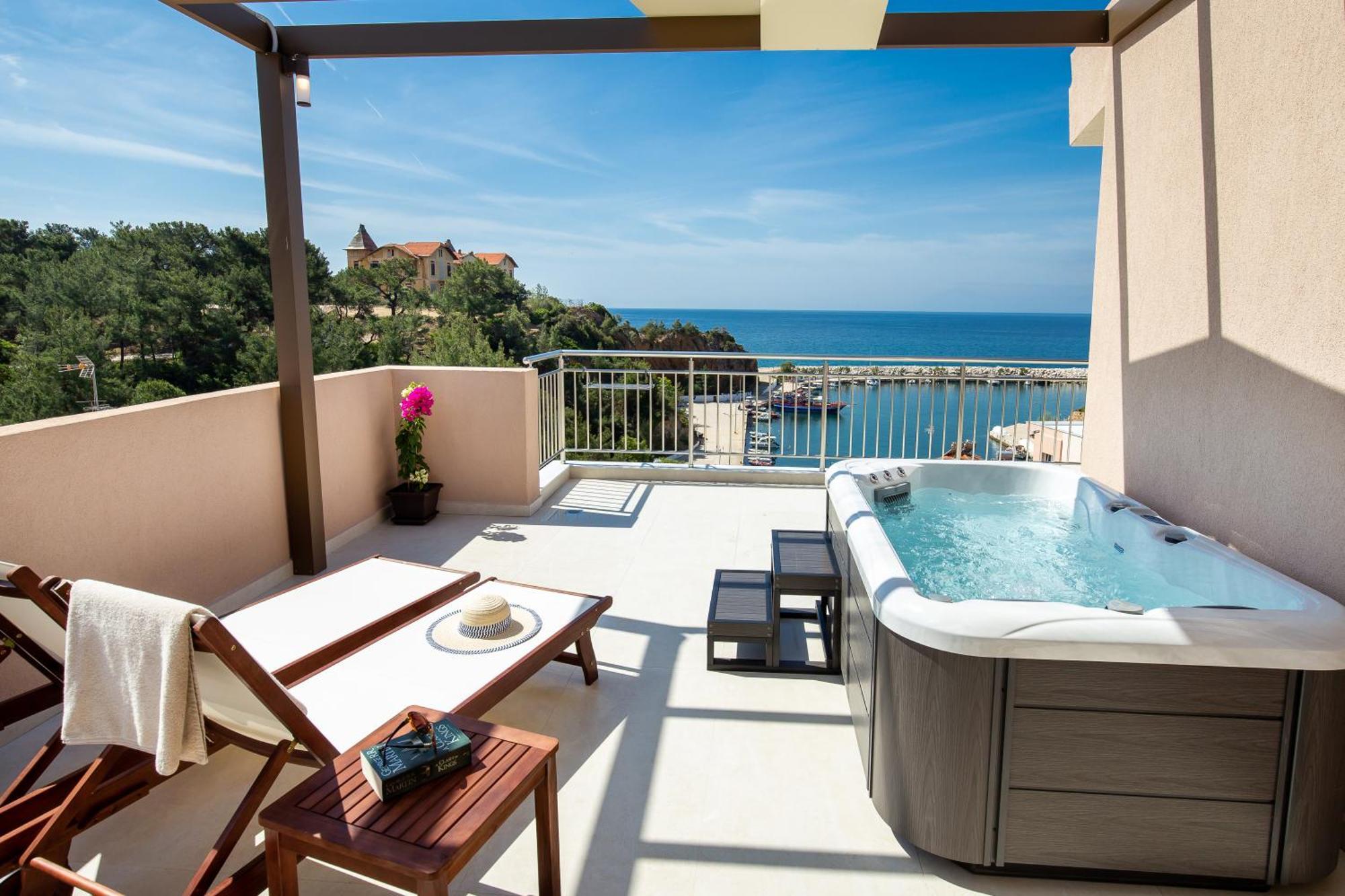 Vela Bianca Suites Limenaria  Bagian luar foto