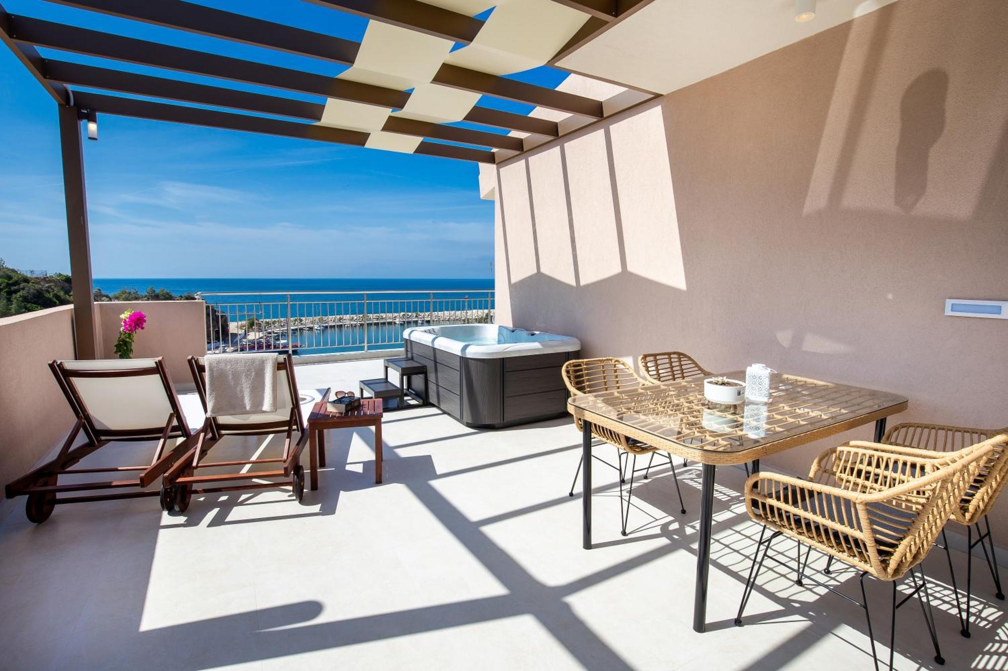 Vela Bianca Suites Limenaria  Bagian luar foto